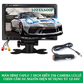 Màn Hình Camera Lùi,Lề 7 Inch Độ Phân Giải 1024X600P