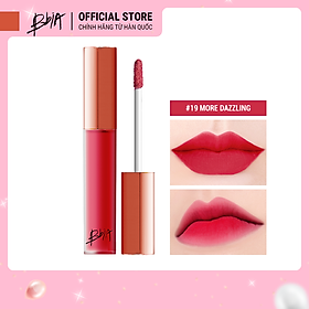 Son kem lì Bbia Last Velvet Lip Tint - 19 More Dazzling 5g (Màu đỏ ánh hồng cánh sen)