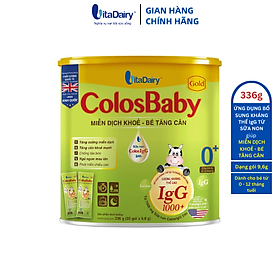 Sữa bột ColosBaby Gold 0+ 336g Dạng Gói Tiện Lợi