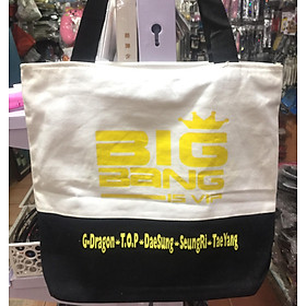 Túi đeo vai túi xách thời trang chữ BIGBANG in 2 mặt 