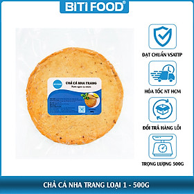 Chả Cá Nha Trang loại 1, 500g túi kiểm định ATVSTP, Chả Cá Chiên BiTi FOOD