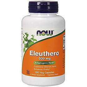 Viên Uống Now Foods Eleuthero 500mg