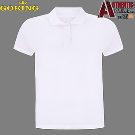 Áo phông cổ bẻ Goking, form unisex cho nam nữ, công ty, đội nhóm, đồng phục cao cấp. Áo thun polo cá sấu hàng hiệu xuất khẩu