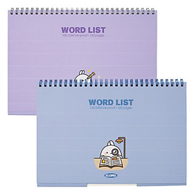 Sổ học từ vựng Word List B5 120 trang 100/76; MS: 917