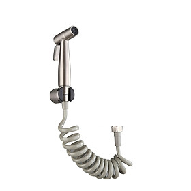 Mua Bộ súng xịt nước 2 chế độ xịt kèm ống dẫn nước dẫn dạng co giãn lò so tiện dụng. Chất liệu Inox và nhựa PO.