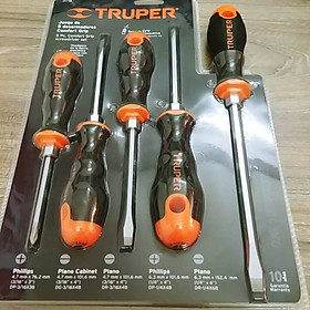 Mua Bộ tuốc nơ vít dẹp và bake 5 cây Truper 14138 (DTJ-5B)