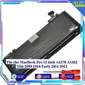 Mua Pin cho MacBook Pro 13 inch A1278 A1322 Mid 2009 2010 Early 2011 2012 - Hàng Nhập Khẩu