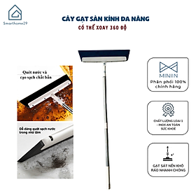 Cây Gạt Sàn Gạt Kính Đa Năng Xoay 360 Độ Cán Tùy Chỉnh Độ Dài Từ 85 - 135cm, Chổi gạt nước - HÀNG CHÍNH HÃNG MINIIN