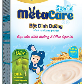 Bột ăn dặm dinh dưỡng Metacare 8 loại hỗ trợ phát triển toàn diện (200g)