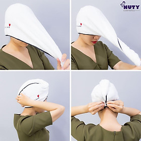 Mua Khăn Ủ Tóc Siêu Thấm Hút Nước Khô Tóc Siêu Thấm Hút Sau Khi Tắm Cho Chị Em tiện dụng