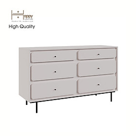 Mua  Happy Home Furniture  SWEETY  Tủ đựng đồ 6 ngăn kéo - chân sắt  140cm x 45cm x 82cm ( DxRxC)  THK_081