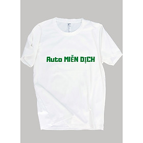 Áo thun nam nữ 80% Cotton White09