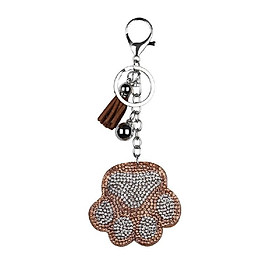Key pendant Keychain Features a Detachable Keyring Pendant Diamond keychain