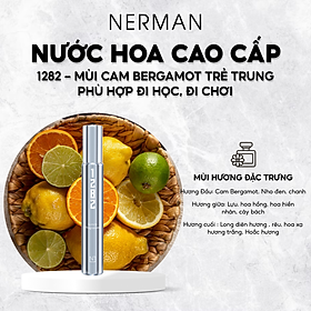 Nước hoa nam chính hãng Nerman - hương thơm nhẹ nhàng, tinh tế thu hút nữ giới, phù hợp đi hẹn hò, đi chơi, đi làm lưu hương tới 8h 10ml