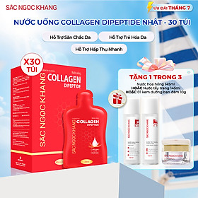 [NEW] Nước uống đẹp da Collagen Dipeptide Sắc Ngọc Khang tinh khiết nhập khẩu từ Nhật Bản, đạt chuẩn hàm lượng hấp thụ nhanh & vượt trội giúp trẻ hóa làn da - săn chắc và sáng mịn