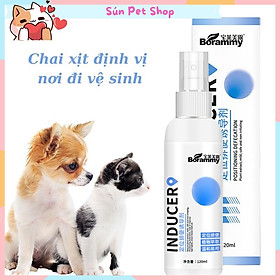 Chai xịt định vị nơi đi vệ sinh cho chó mèo