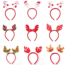 Băng đô cài tóc noel cho bé nhiều hình
