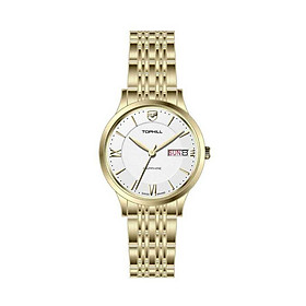 ĐỒNG HỒ TOPHILL TA050L.S2692 Đồng hồ nữ dây và vỏ thép không gỉ 316L, máy pin, kính sapphire