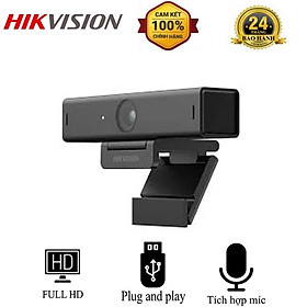 Mua Webcam Hikvision DS-UC2 siêu nét 4K tích hợp 2 Mic cho hội nghị doanh nghiệp.Kim loại chống ăn mòn auto focus - Hàng Chính Hãng