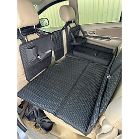 Giường nệm treo ghế ô tô GẤP GỌN - KHÔNG CẦN BƠM, Chịu tải lên đến 600kg, chất liệu cao cấp