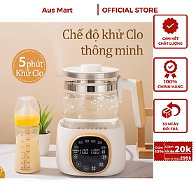 Mua Máy Đun Nước Pha Sữa Giữ Nhiệt Khử Clo Siêu Tốc Có Hiển Thị Nhiệt Độ Máy Hâm Sữa Tiệt Trùng Bình Sữa Hâm Thức Ăn Rã Đông Ấm Đun Nước Pha Sữa Giữ Nhiệt Dễ Dàng Điều Chỉnh Nhiệt Độ Dung Tích 1.3L Có Chế Độ Hẹn Giờ Pha Sữa Tiện Lợi