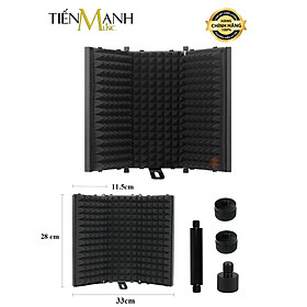 Mua Màng Vách Chắn Tiêu Âm Cho Micro Phòng Thu Loại 3 Cánh Dr.Mic SIC-03N Mic Vocal Booth Màn Tấm Khung Vành Chống Dội  Vang  Tiếng Ồn Hàng Chính Hãng - Kèm Móng Gẩy DreamMaker
