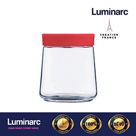 Hình ảnh Review Hũ Thuỷ Tinh Luminarc Swing Nắp Đỏ 750ml - LUHUP5282 