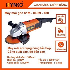 Máy mài góc cầm tay chính hãng Kynko S1M-KD39-180 #6391G siêu khỏe