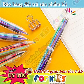 Bút bi 6 màu, 6 ngòi khác nhau