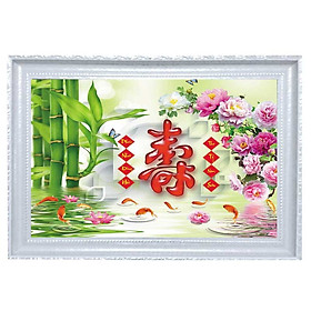 Tranh Chữ Thọ - Tôn Đản HP (50 x 70cm)