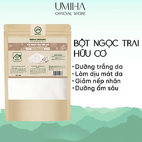 Bột Ngọc Trai đắp mặt nạ hữu cơ UMIHOME nguyên chất 135G