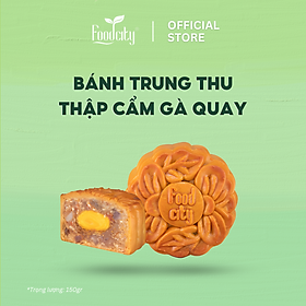 phẩm [ Dòng bánh mặn] Bánh trung thu Thập cẩm gà quay 1 trứng 150gr - FoodCity Việt Nam