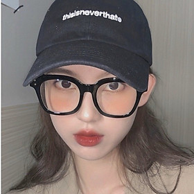 Kính Mắt vuông unisex form to bản gọng dày