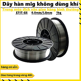 Mua Cuộn Dây Hàn Mig Không Dùng Khí AWS E71T-GS.Dây Hàn 1kg cỡ dây 1.0mm/0.8mm (tốt