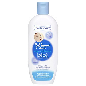 Sữa Tắm Gội Evoluderm Dịu Nhẹ Cho Bé 250ml