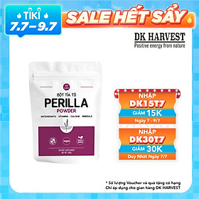 Bột Lá Tía Tô AKINA Sấy Lạnh DK Harvest - Siêu mịn như Matcha (10-20 micron)