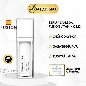 Fusion Vitamin C 5.0 - Tinh Chất Dưỡng Sáng Da, Mờ Thâm Sạm Nám; Tươi Trẻ Làn Da - Kelly Beauty