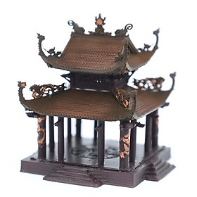 Mua Mô hình tiểu cảnh MÁI ĐÌNH RỒNG GÁC TREO CHUÔNG - bán cạn - bể cá - hòn non bộ - terrarium - tinh xảo - chất lượn