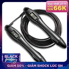Dây nhảy lõi thép Cleacco tự động đếm số , đếm giờ , tích hợp đo calo , quãng đường