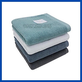 Mua Khăn tắm cỡ trung 40x80cm xuất Hàn dư 100% cotton siêu thấm phù hợp tập gym yoga chơi thể thao  tắm biển  lau đầu