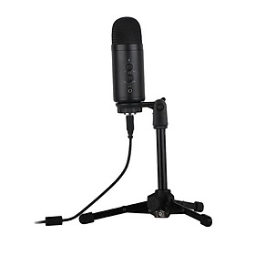 USB Computer Microphone, Professional Studio PC Mic with Tripod Stand for Gaming, Streaming, Chatting, Plug&Play
