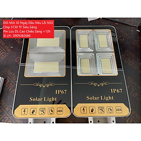 Mua Đèn Đường Năng Lượng Bàn Chải LV Nhôm Đúc Siêu Sáng - CS 100W 200W 300W 400W