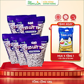 [TẶNG 2Kg Tấm ST25] COMBO 10kg Gạo ST25 Lứt Tím (Tổng 12kg)