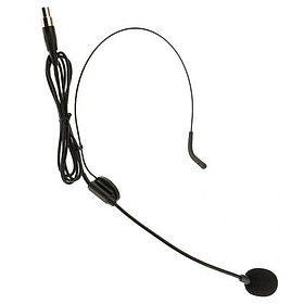 2xEar Hook Omni-Directional Boom Head Worn Microphone XLR 4Pin
