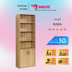 Mua Giá sách trang trí thiết kế đẹp SMLIFE Baba