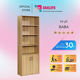 Giá sách trang trí thiết kế đẹp SMLIFE Baba