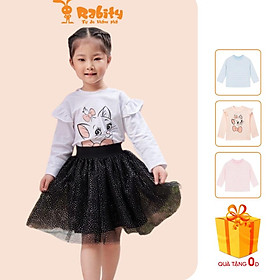 Áo dài tay bé trai bé gái Rabity chất liệu cotton 8772.91811