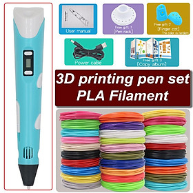 Bút 3d cho trẻ em bản vẽ bản vẽ 3D có màn hình LCD với PLA 1,75mm Đồ chơi Filent For Kids Birthday Sinh nhật DIY Màu sắc