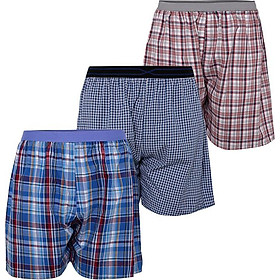 Bộ 3 quần đùi nam tập thể thao đi biển boxer ZQDN02.2 (màu ngẫu nhiên)