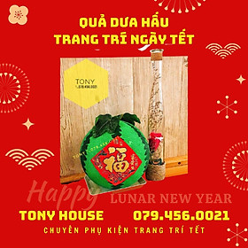 Mua BỘ BÁNH CHƯNG BÁNH TÉT DƯA HẤU TRANG TRÍ TẾT - HÀNG ĐẸP NHƯ HÌNH